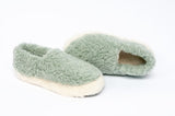 YOKO WOOL FULL SLIPPERS Green
