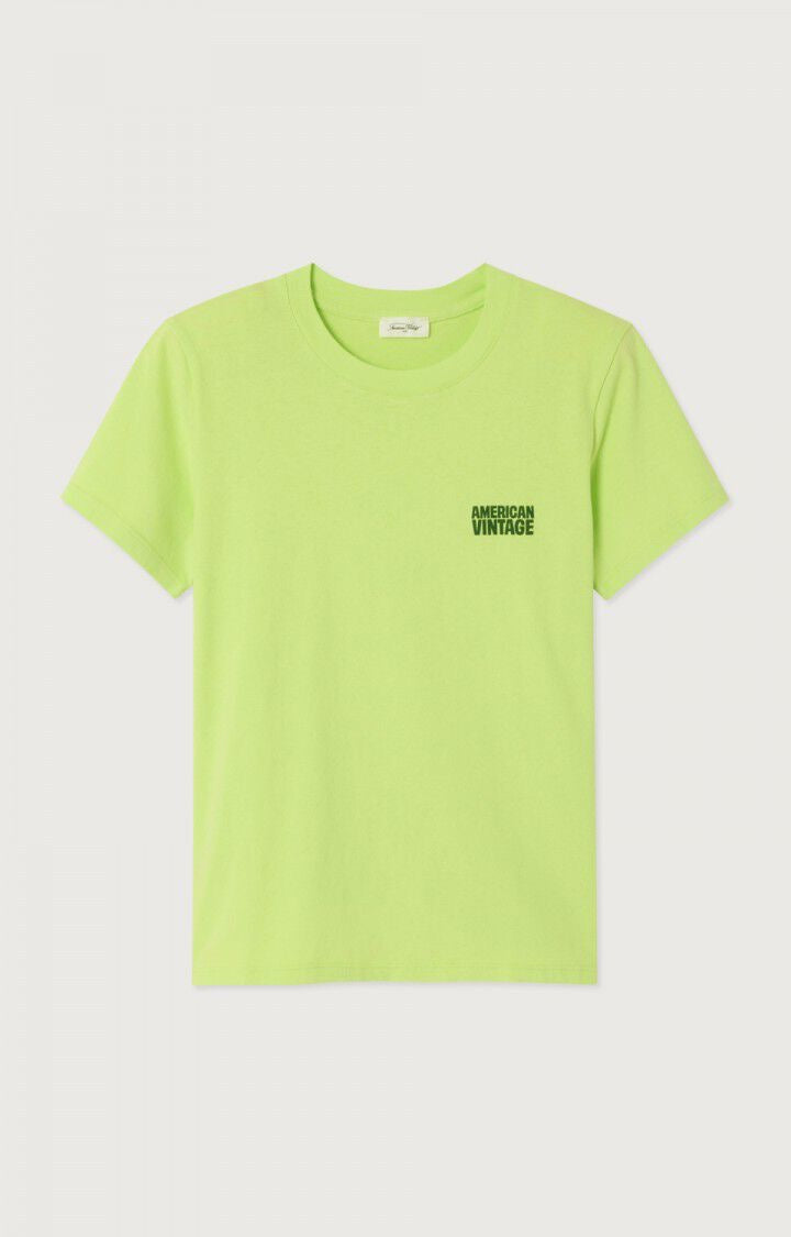 AMERICAN VINTAGE  TEE YKOBOW ACID FLUO