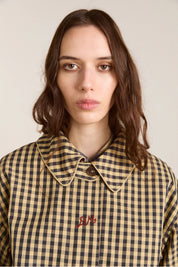 DAMSON MADDER  MYRTLE TRENCH NAVY GINGHAM