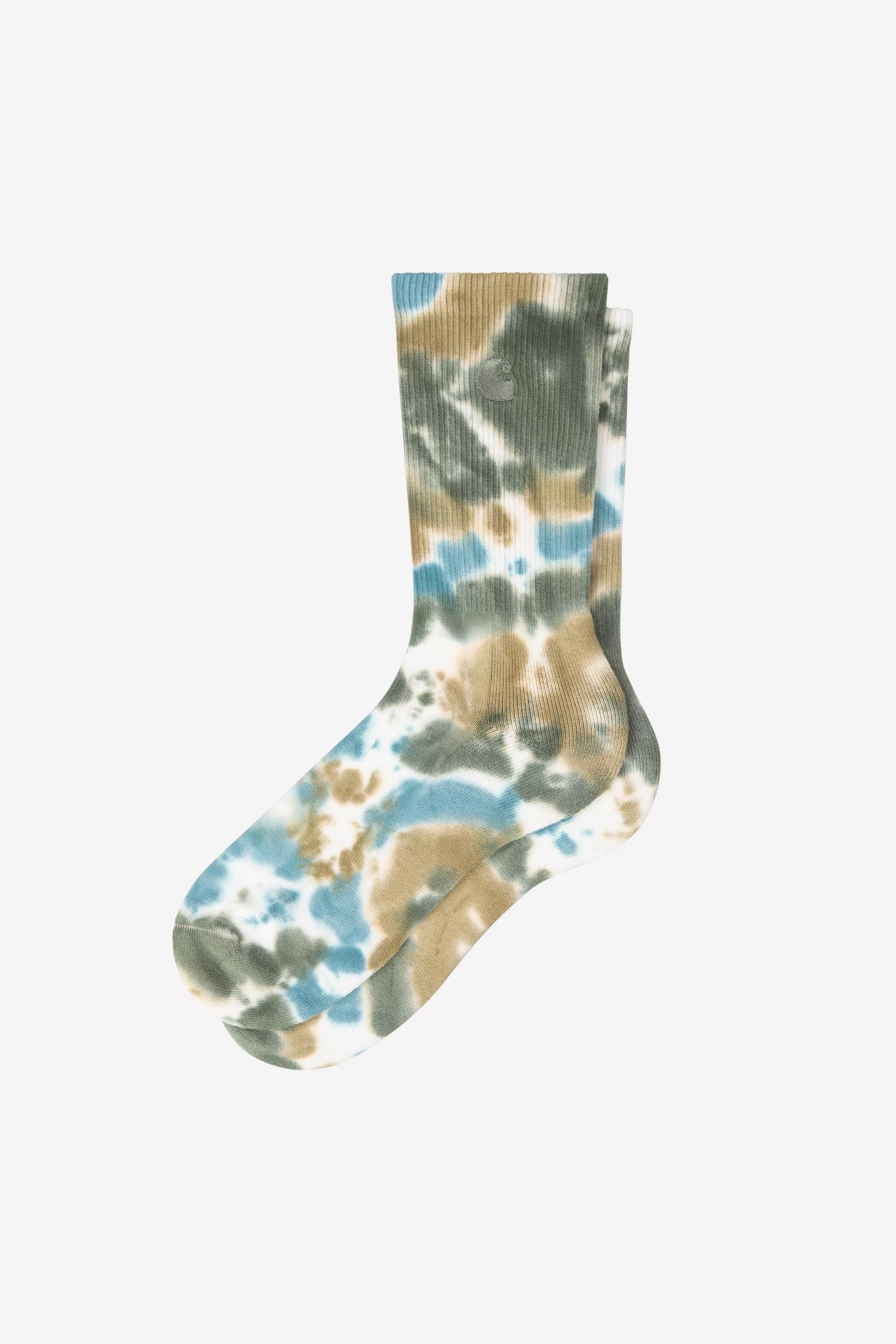 CARHARTT WIP CUSCO SOCKS LEATHER/TOURMALINE/DOL