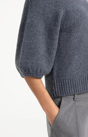 YAYA TEXTURE SLEEVE ARCTIC SEAL GREY MELANGE