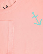 LA PAZ DANTAS LOGO TEE SUNRISE/GREEN LOGO