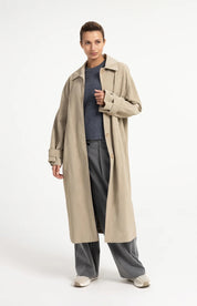 YAYA TEXTURE SLEEVE ARCTIC SEAL GREY MELANGE