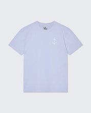 LA PAZ DANTAS LOGO TEE WIND BLUE/PALE BLUE LOGO