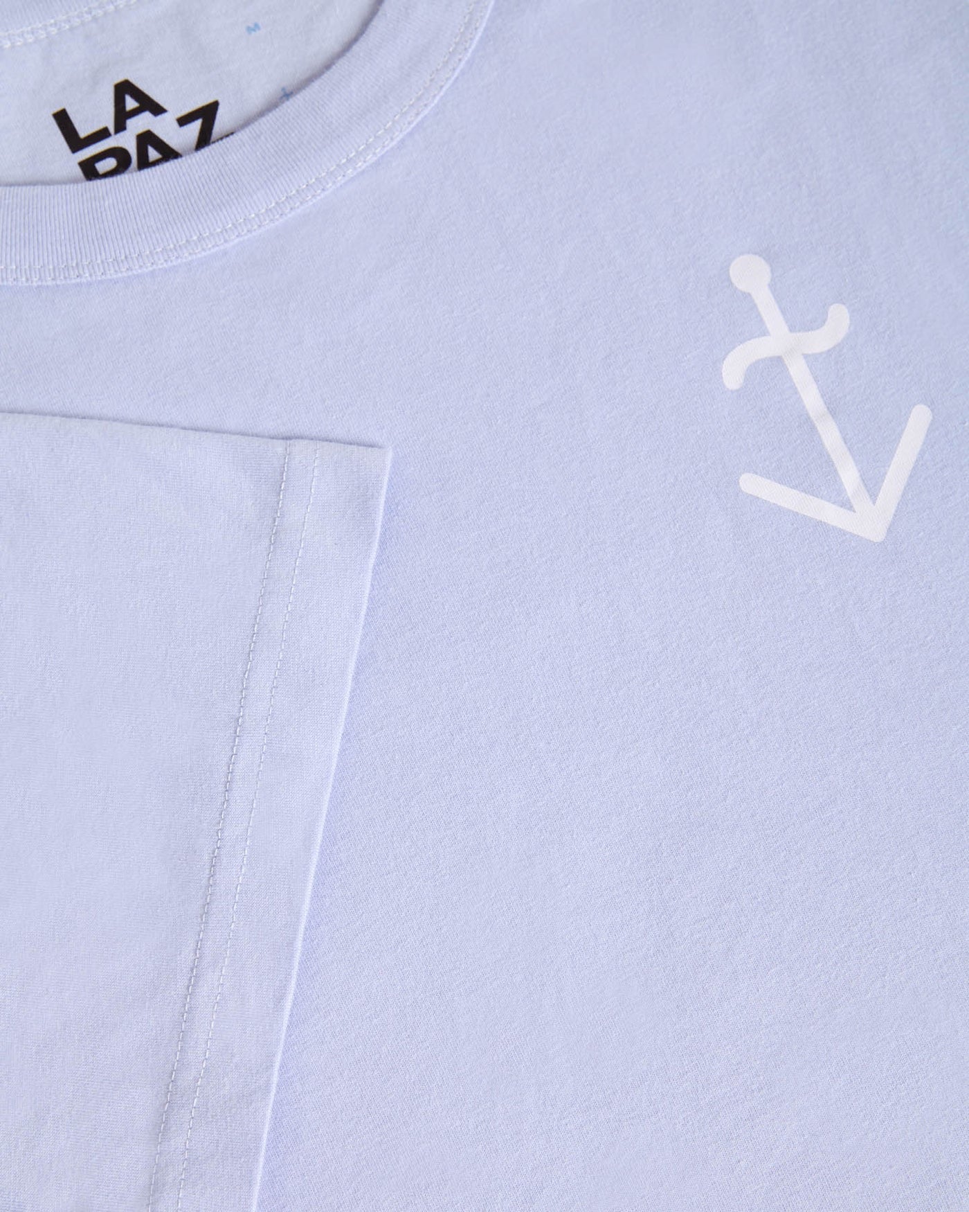 LA PAZ DANTAS LOGO TEE WIND BLUE/PALE BLUE LOGO