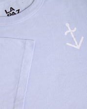 LA PAZ DANTAS LOGO TEE WIND BLUE/PALE BLUE LOGO