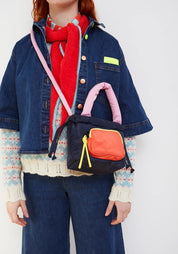 DR BLOOM  BOLSO FLIP NAVY