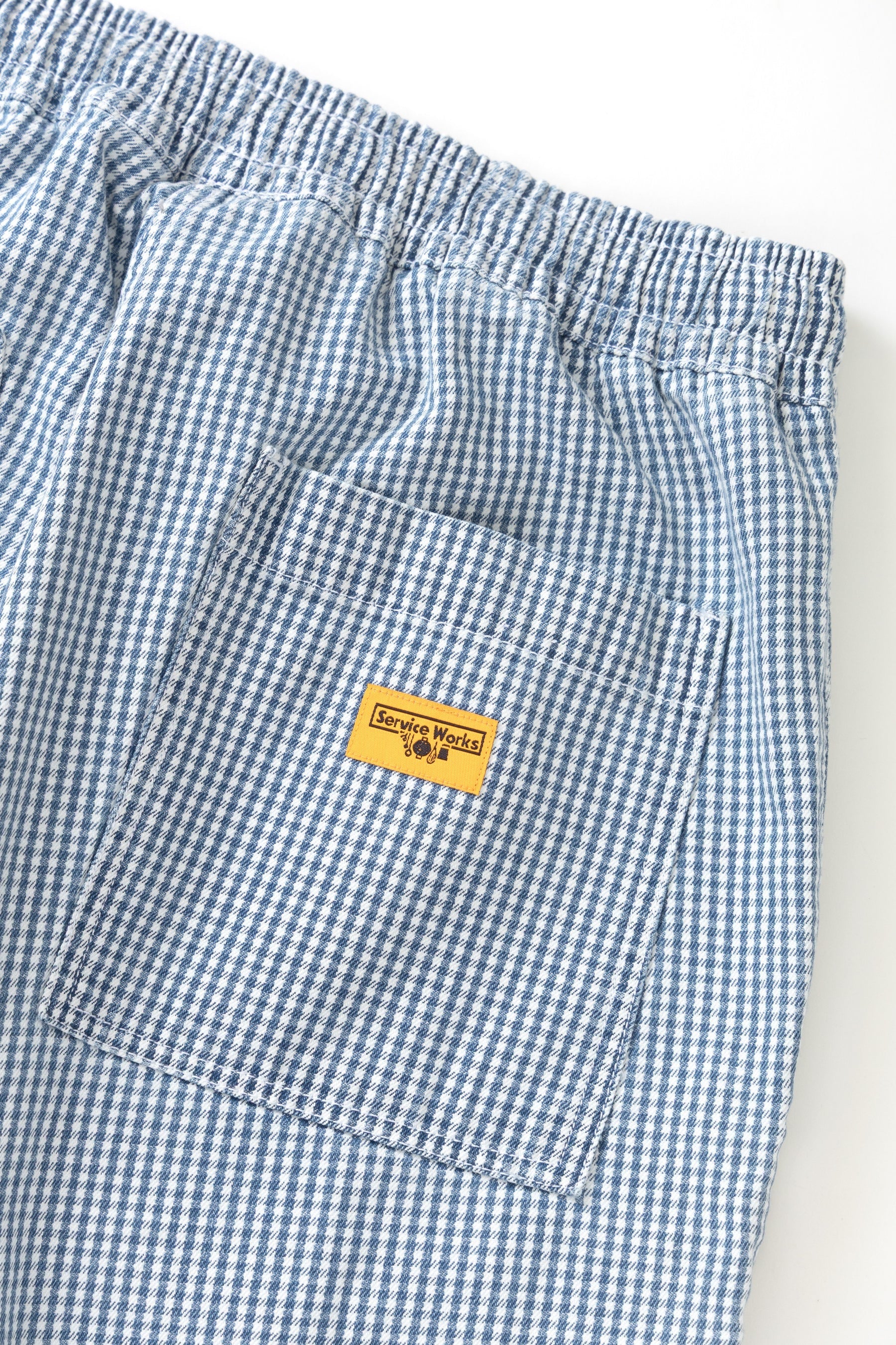 SERVICE WORKS  HOUSE GINGHAM CHEF PANT