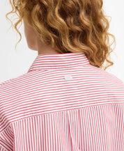 BARBOUR POLLY STRIPE POPPY RED STRIPE