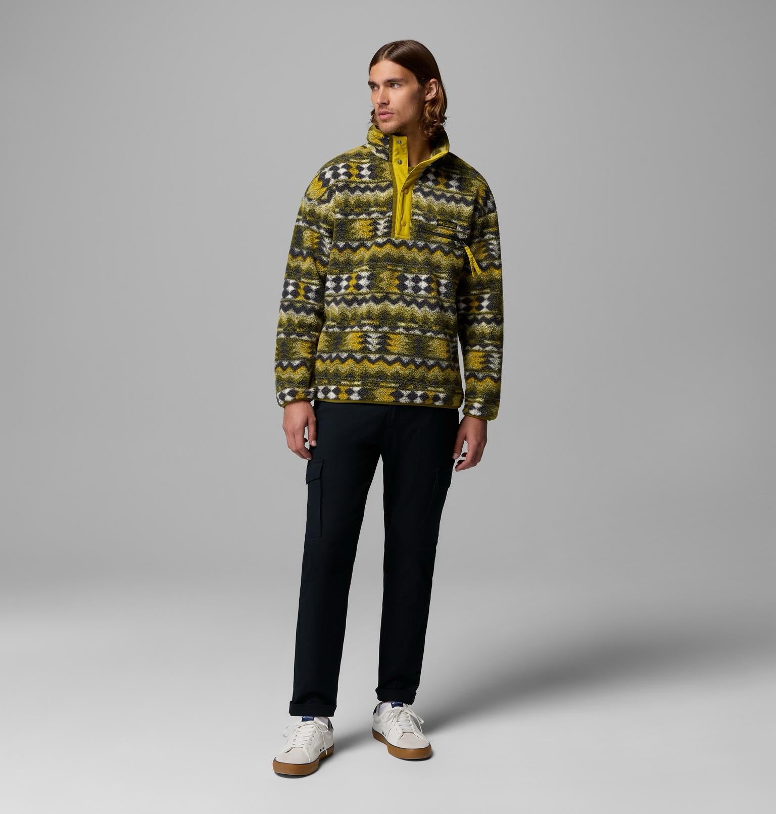 COLUMBIA  HELVETIA II PRINT  MOSSY GREEN
