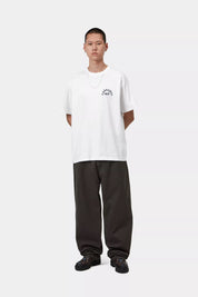 CARHARTT WIP  ARCH SCRIPT WHITE/DARK NAVY