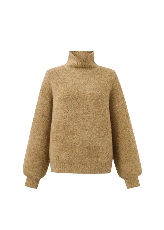 FRNCH NADINE CAMEL KNIT