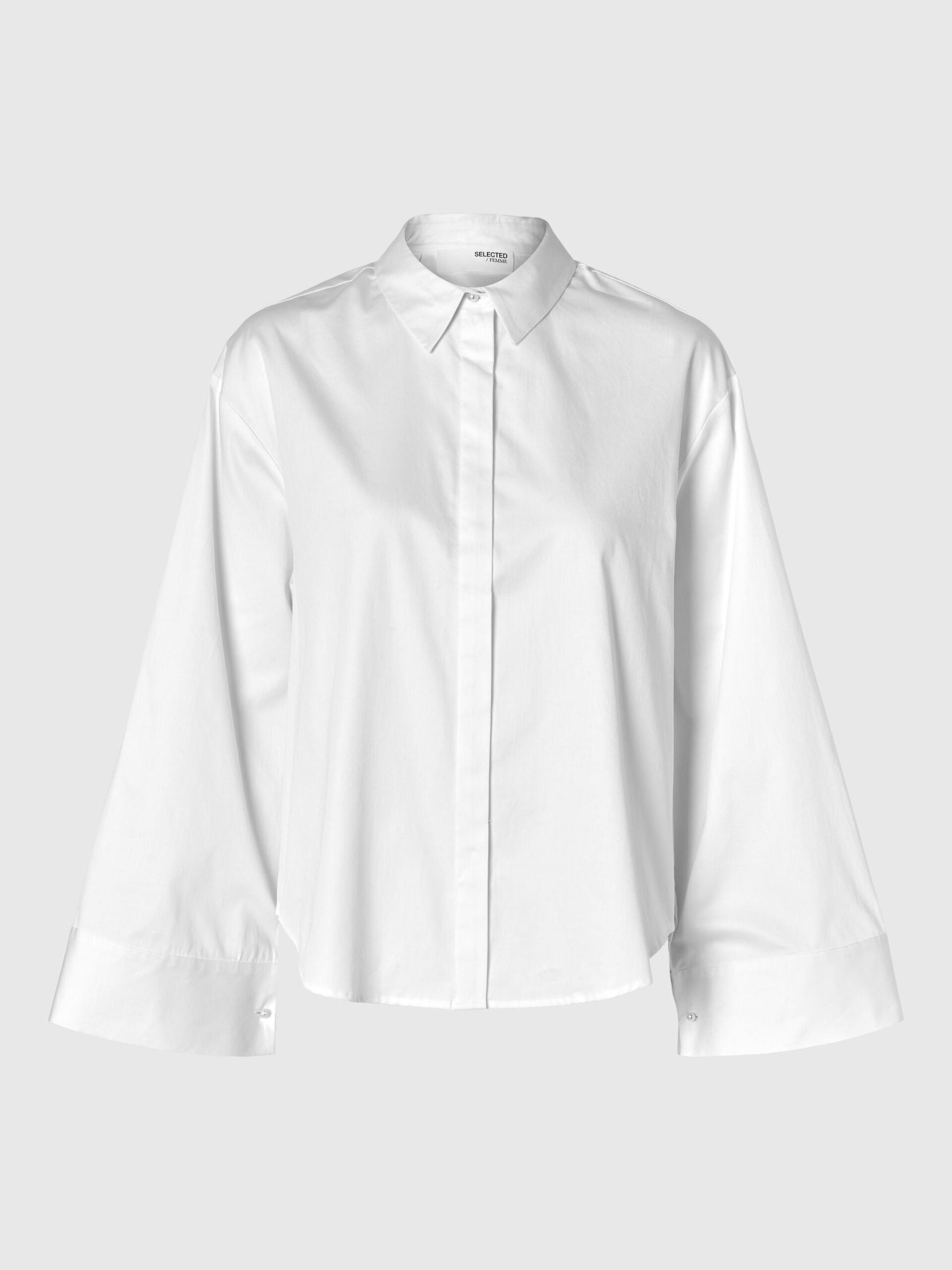 SELECTED FEMME JODY SHIRT  BRIGHT WHITE