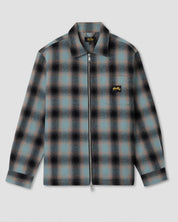 STANRAY ZIP SHIRT BLUE PINK CHECK