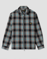 STANRAY ZIP SHIRT BLUE PINK CHECK