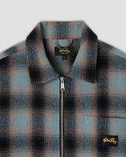 STANRAY ZIP SHIRT BLUE PINK CHECK