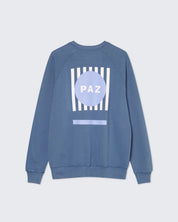LA PAZ CUNHA PRINT SWEAT PAZ INDIGO