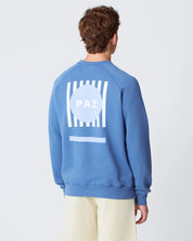 LA PAZ CUNHA PRINT SWEAT PAZ INDIGO