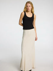 SELECTED FEMME  SKIRT MAXI SANDSHELL