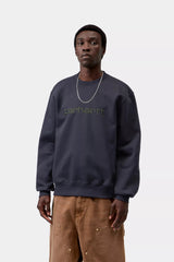 CARHARTT WIP SWEAT DARK NAVY/SCARAB