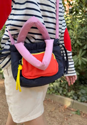 DR BLOOM  BOLSO FLIP NAVY