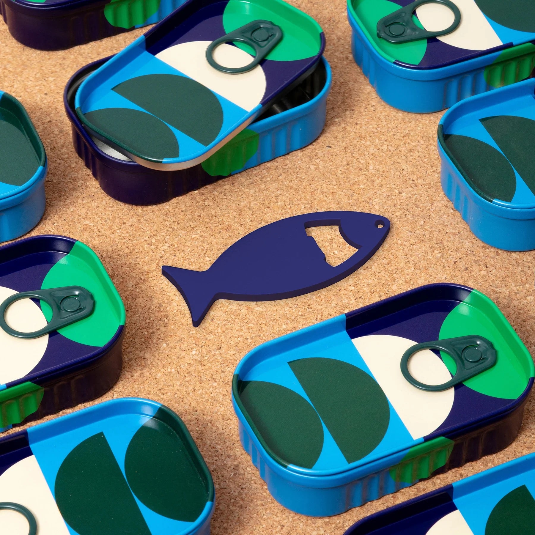 TINNED GOODS BOTTLE OPENER BLOCK DESIGN