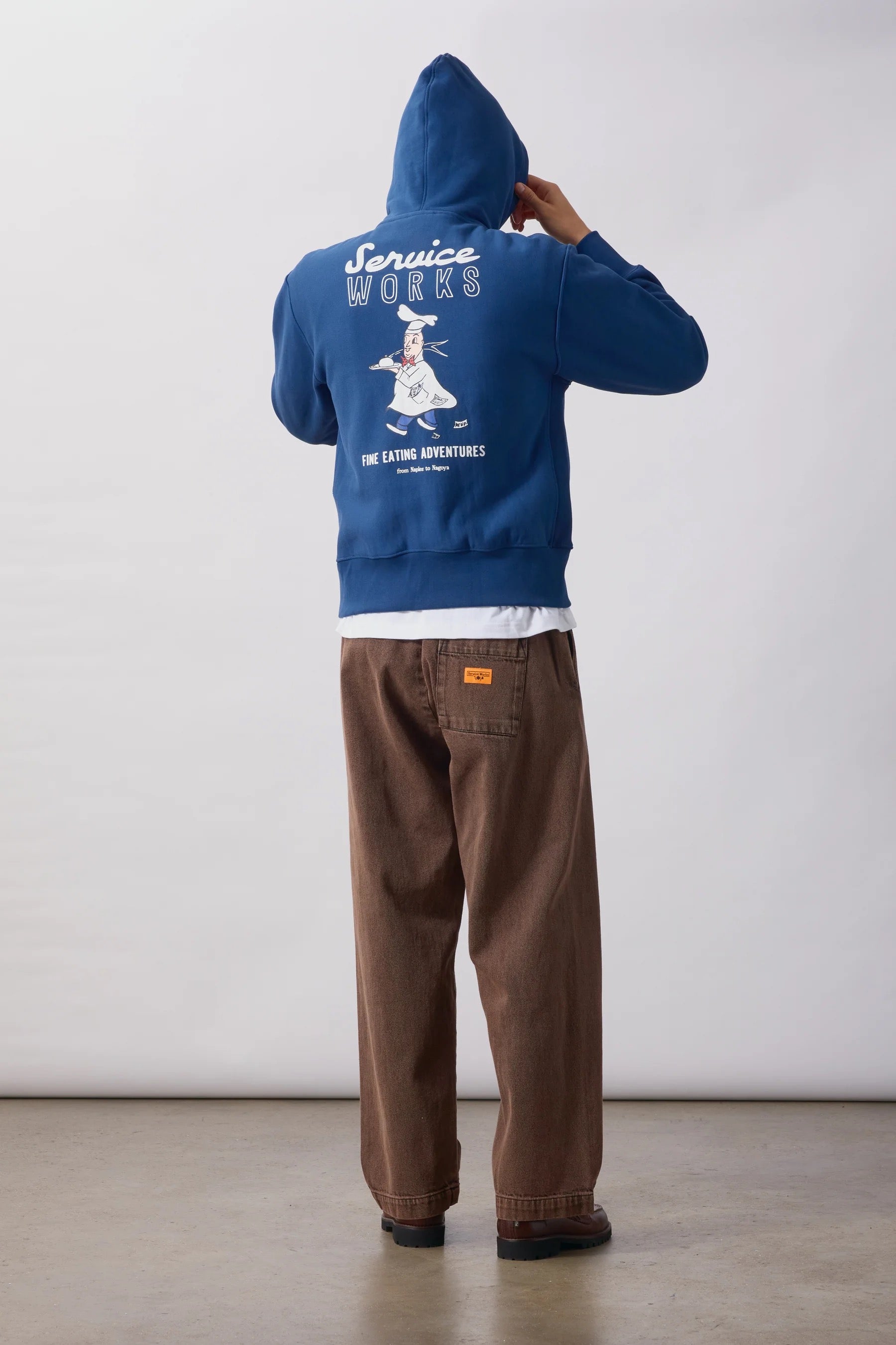 SERVICE WORKS  ADVENTURE HOODIE NAVY