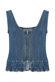 SEVENTY+MOCHI  SYLVIE DENIM TOP
