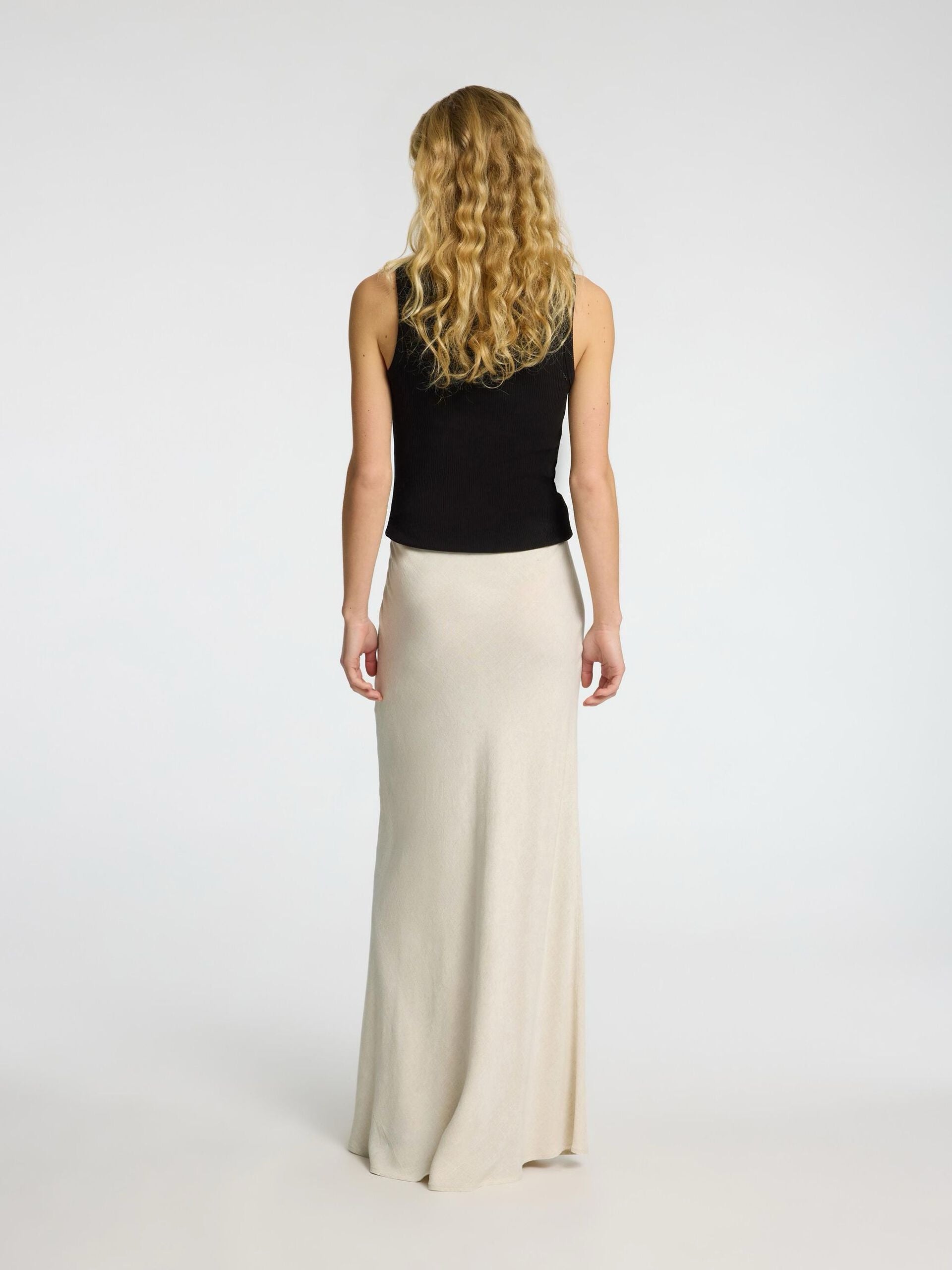 SELECTED FEMME  SKIRT MAXI SANDSHELL