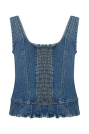 SEVENTY+MOCHI  SYLVIE DENIM TOP