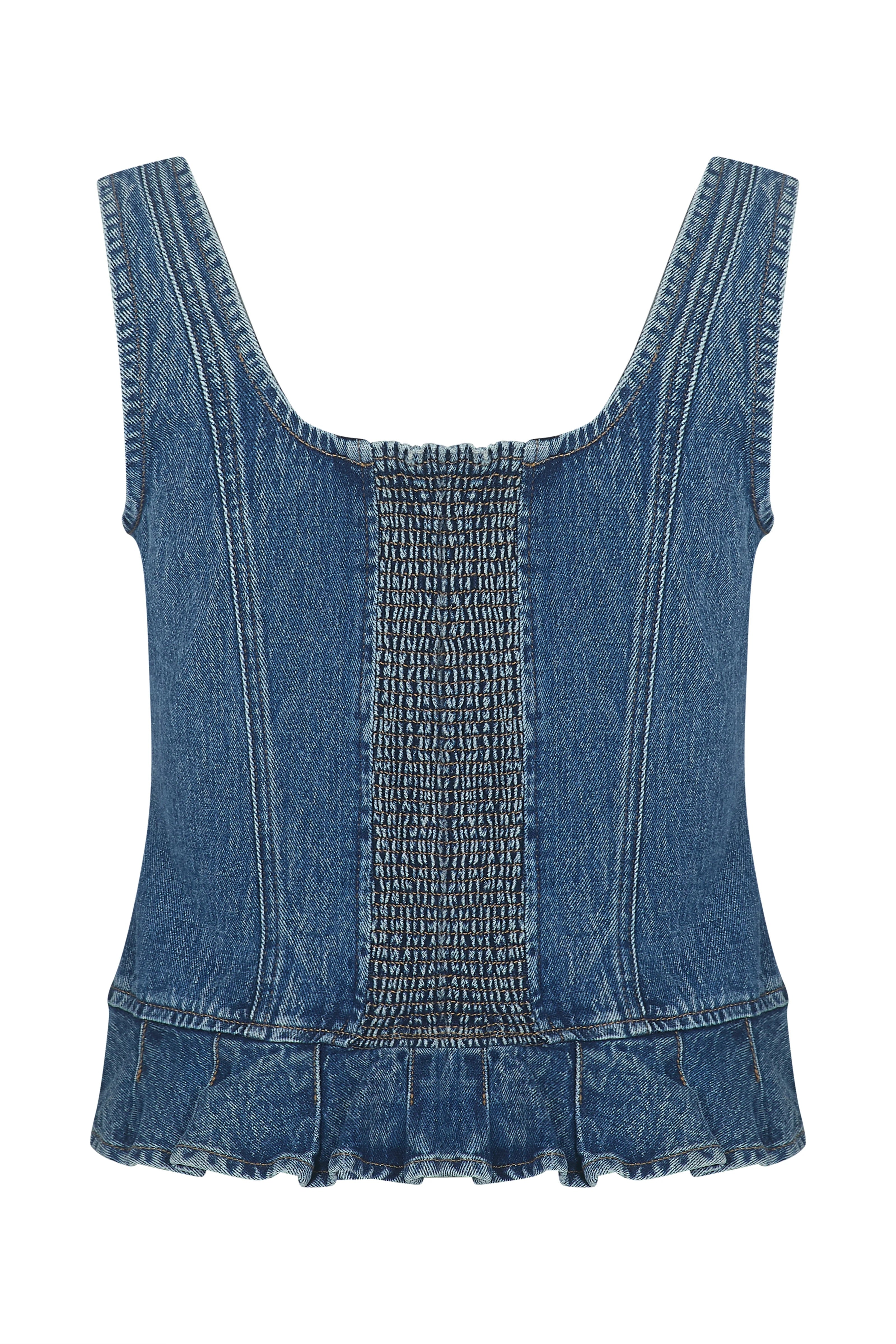 SEVENTY+MOCHI  SYLVIE DENIM TOP