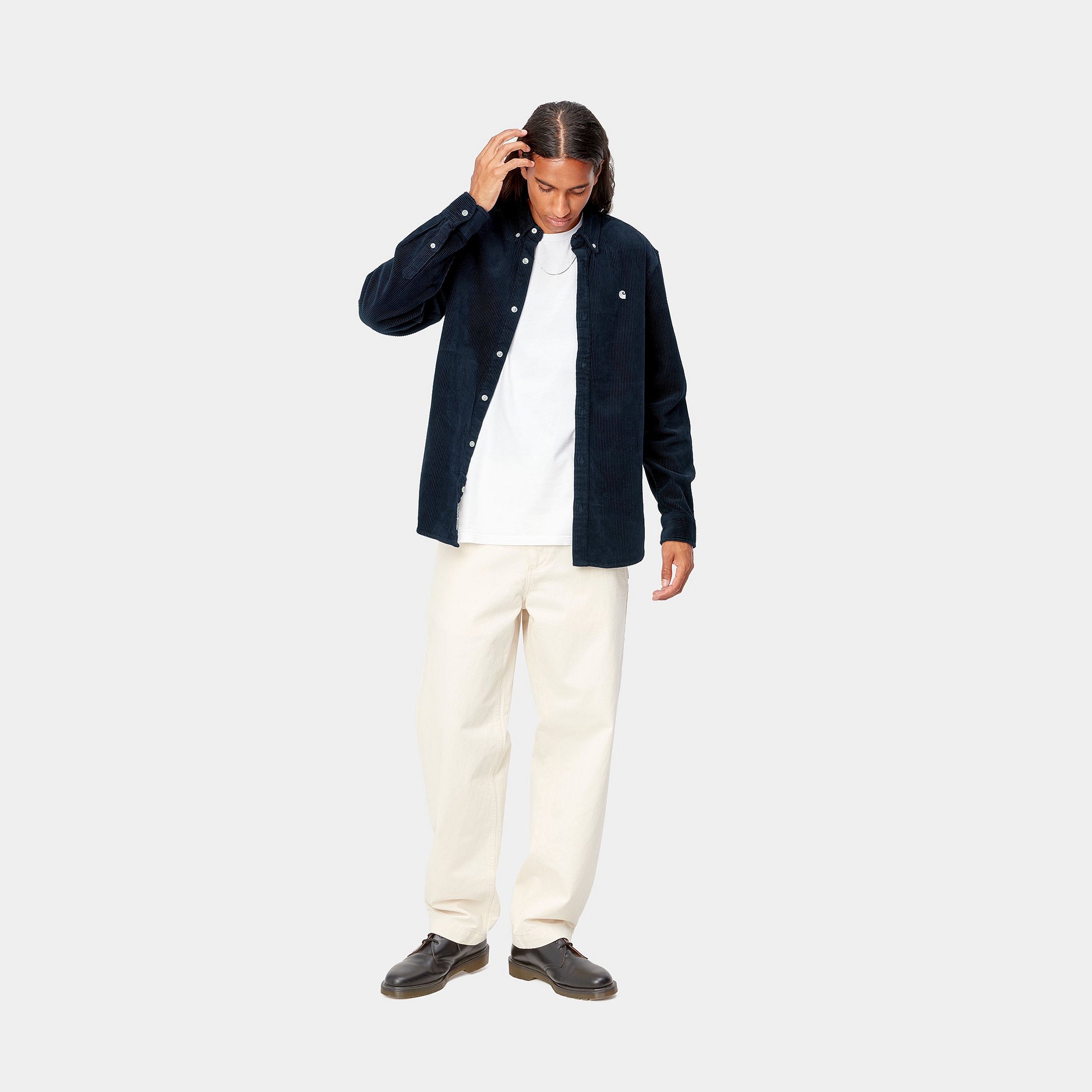 CARHARTT WIP MADISON CORD DARK NAVY/WAX