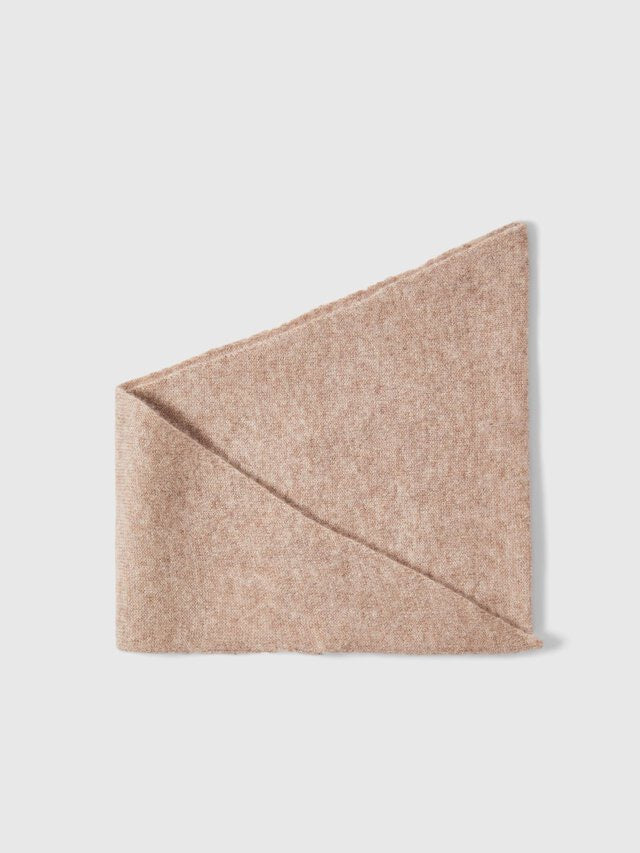 SELECTED  MARIA CASHMERE OATMEAL MELANGE