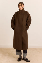 DAMSON MADDER  AGNES WOOL CHOCOLATE