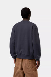 CARHARTT WIP SWEAT DARK NAVY/SCARAB