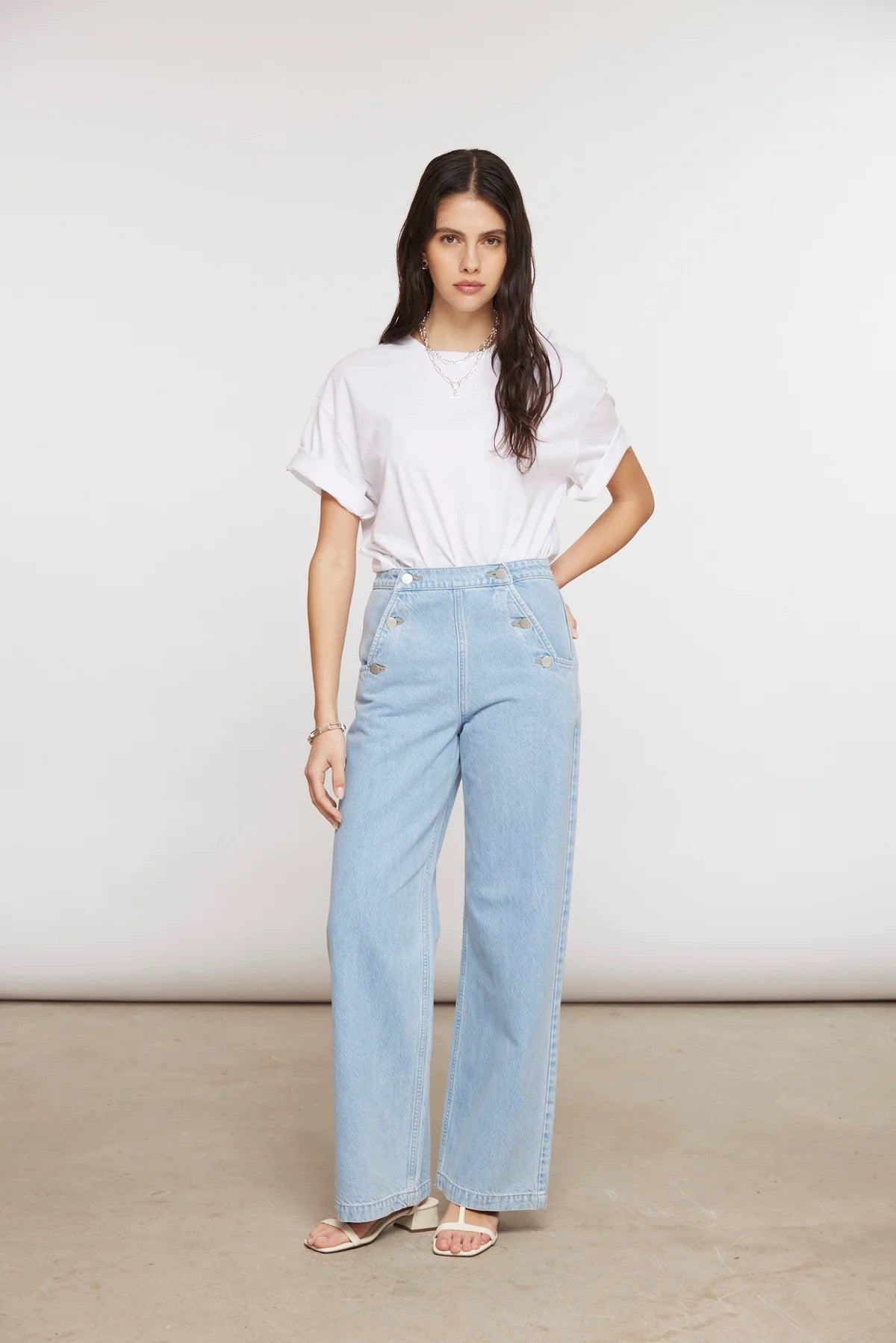 SEVENTY+MOCHI  MARGOT SUNBLEACHED JEANS