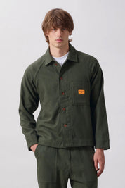 SERVICE WORKS  FLANNEL O SHIRT FOREST