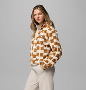 COLUMBIA  HELVETIA II PRNT CAMEL BROWN GEOSTACK