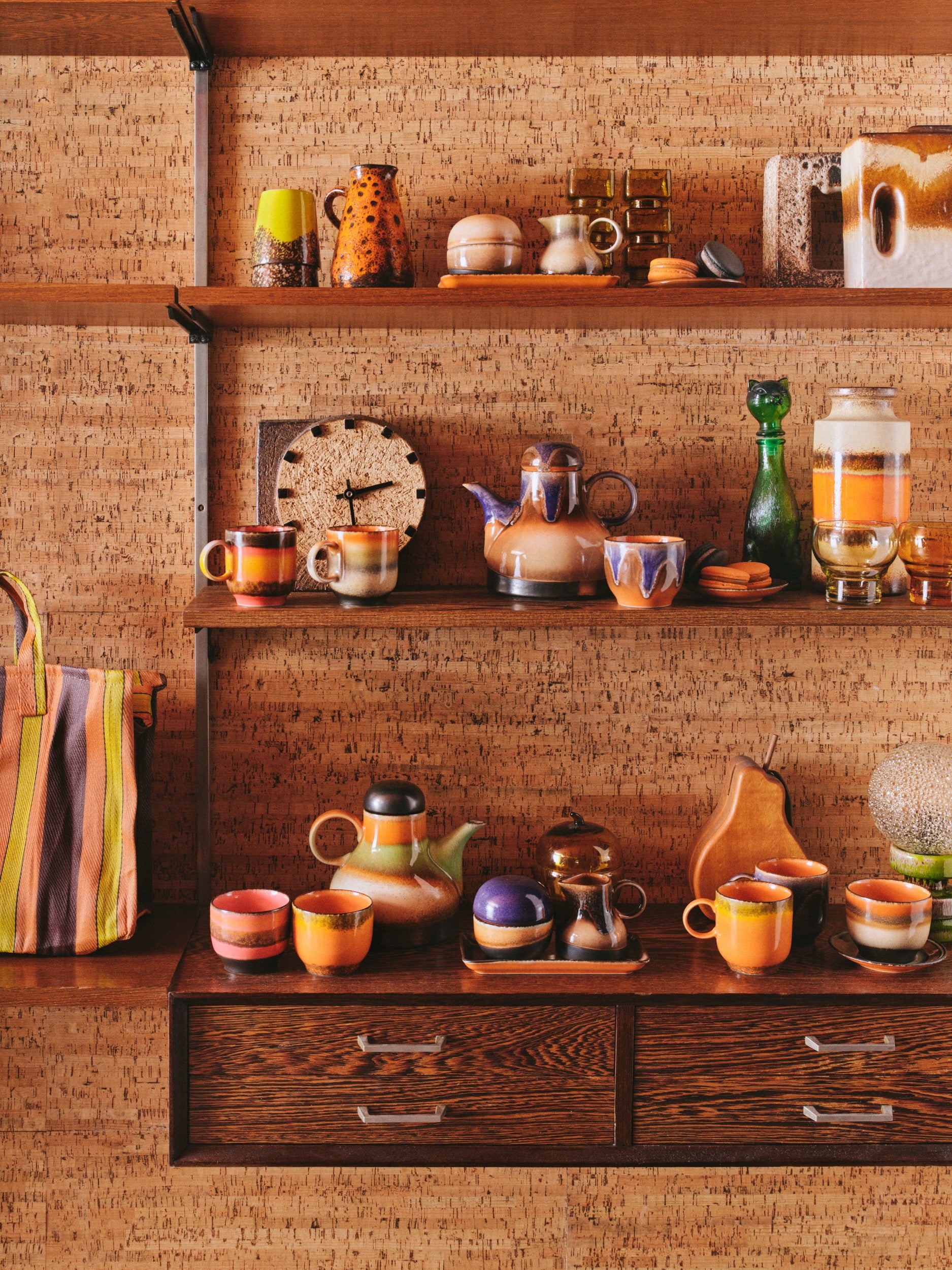 HKLIVING CAPPUCCINO MUG SUNSET