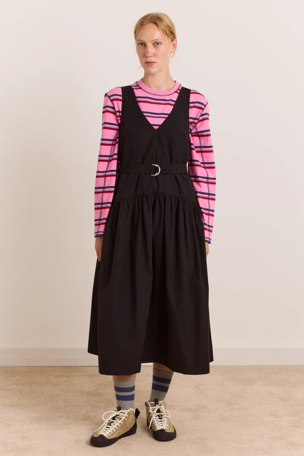 DAMSON MADDER  DALLAS MIDI Black DRESS