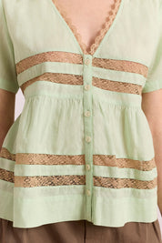 DAMSON MADDER TILDA LACE MINT