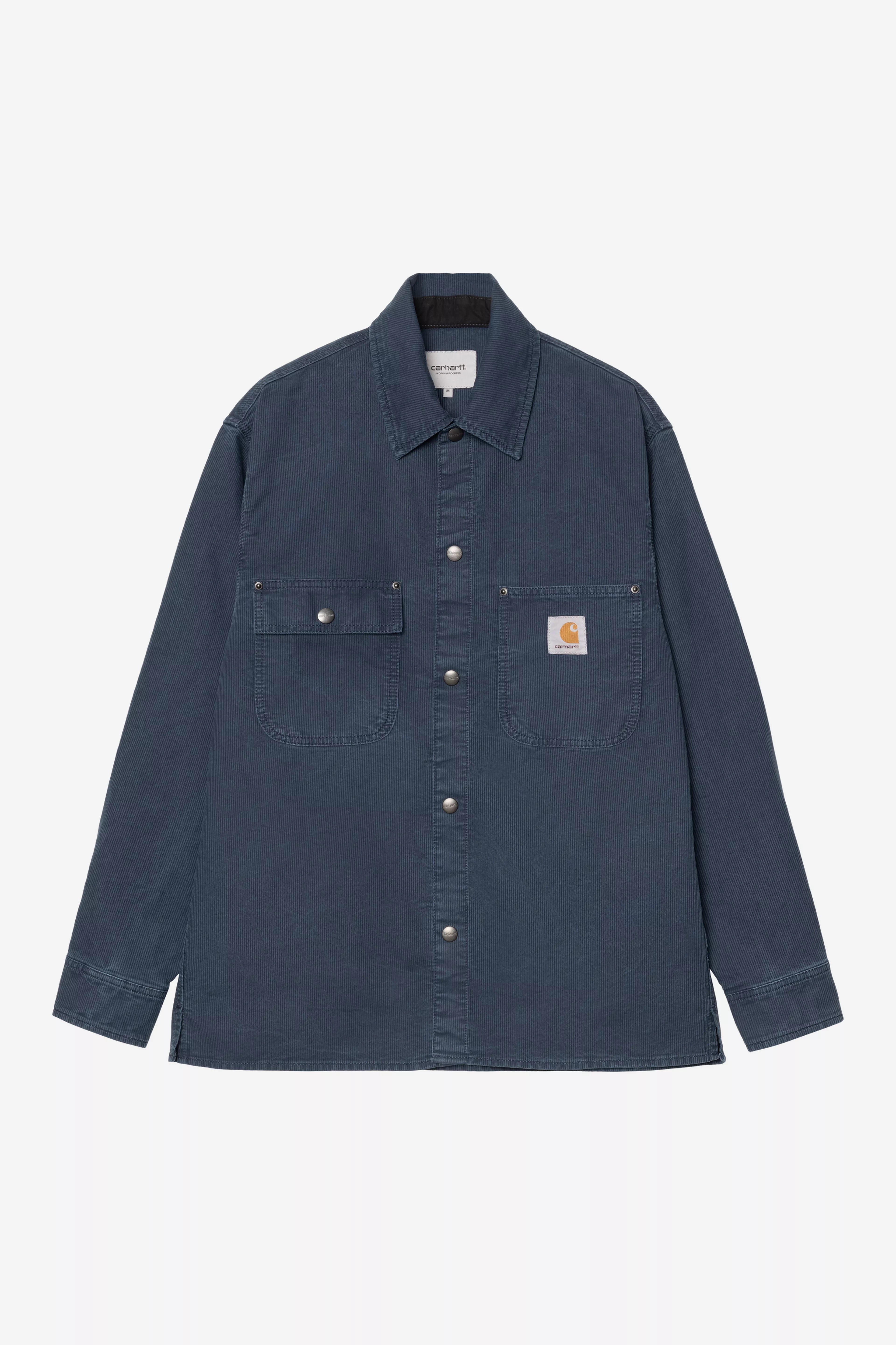 CARHARTT WIP PARRISH O SHIRT BLUE STONE WASH