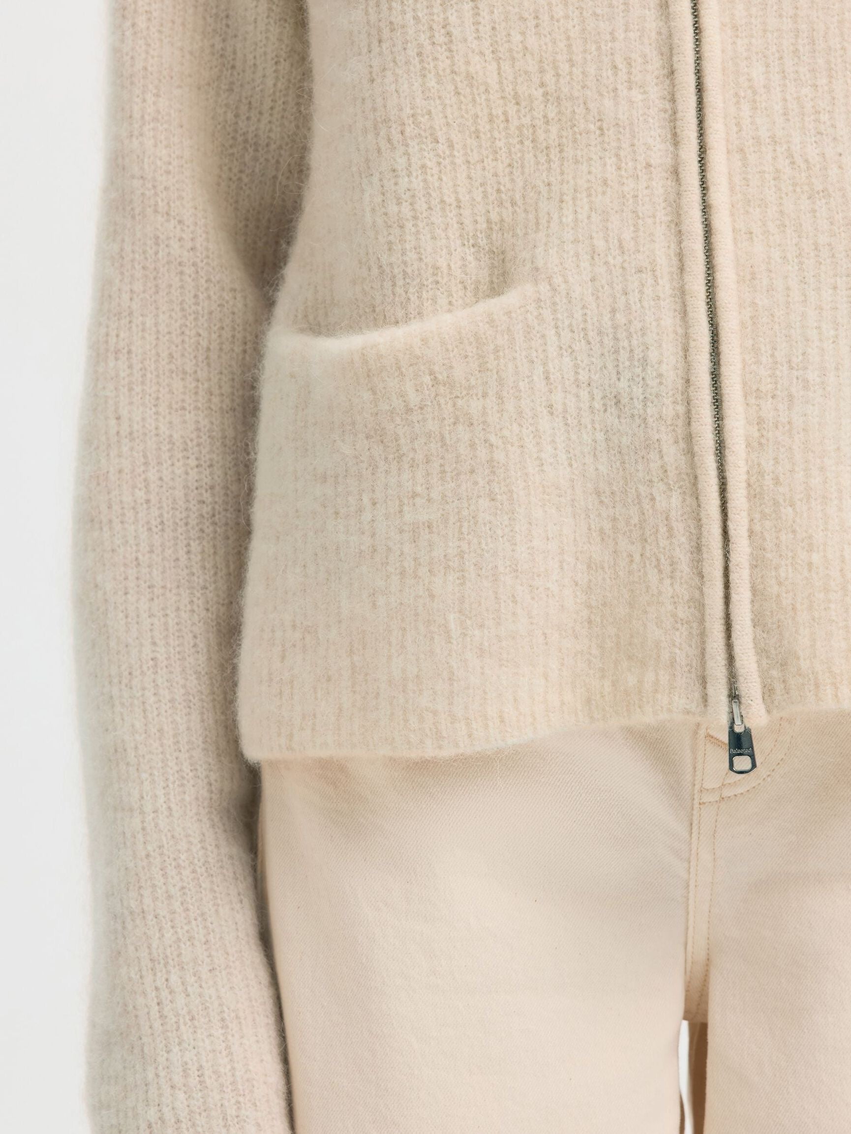 SELECTED SIA RAS BIRCH CARDIGAN