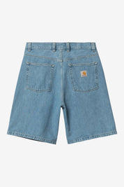 CARHARTT WIP  BRANDON BLUE STONE BLEACHED SHORTS