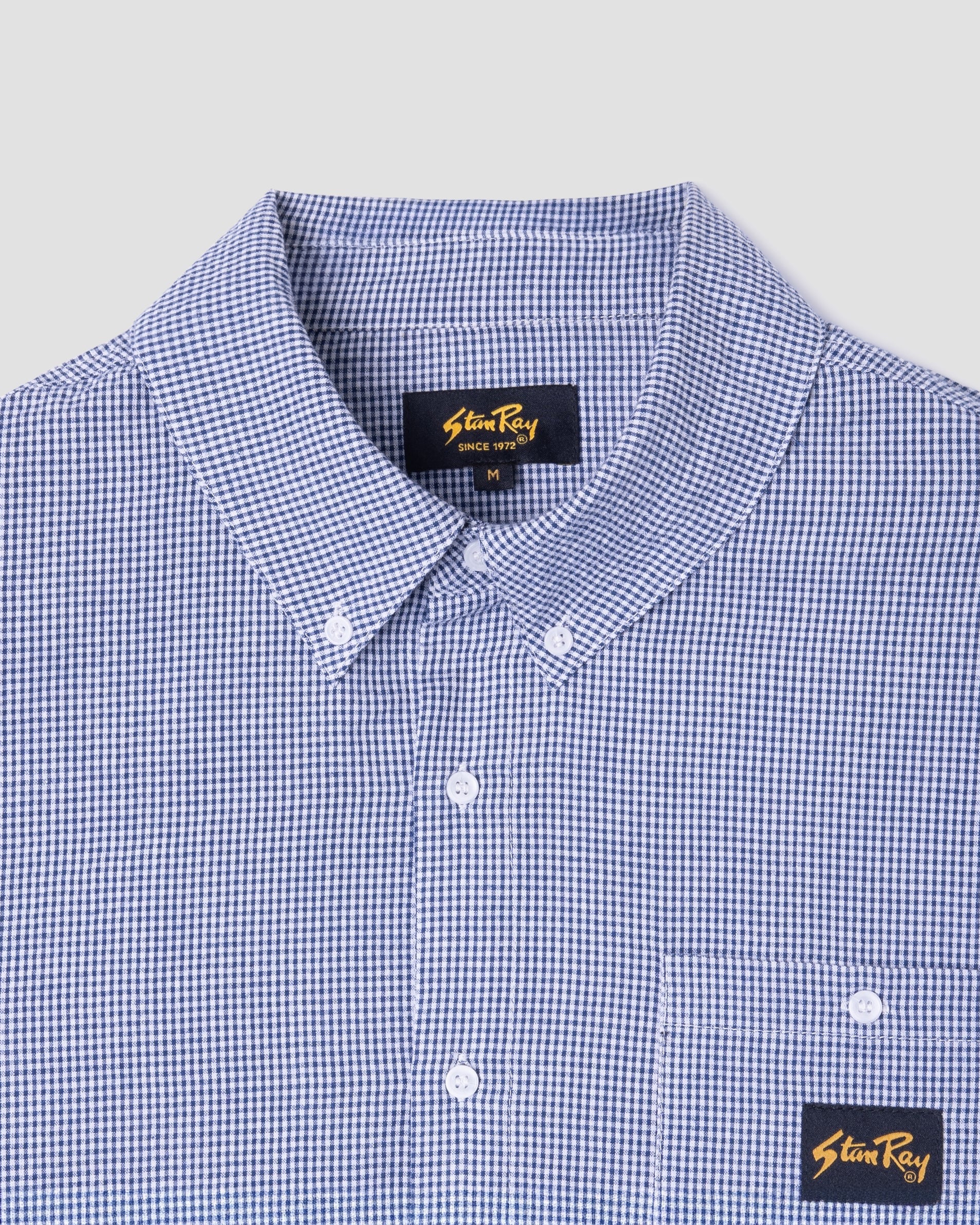 STANRAY  SS FLANNEL BLUE GINGHAM
