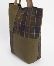 BARBOUR  PATCH TOTE DUSKY GREEN