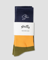 STANRAY WIDE STRIPE SOCK STRIPE MULTI