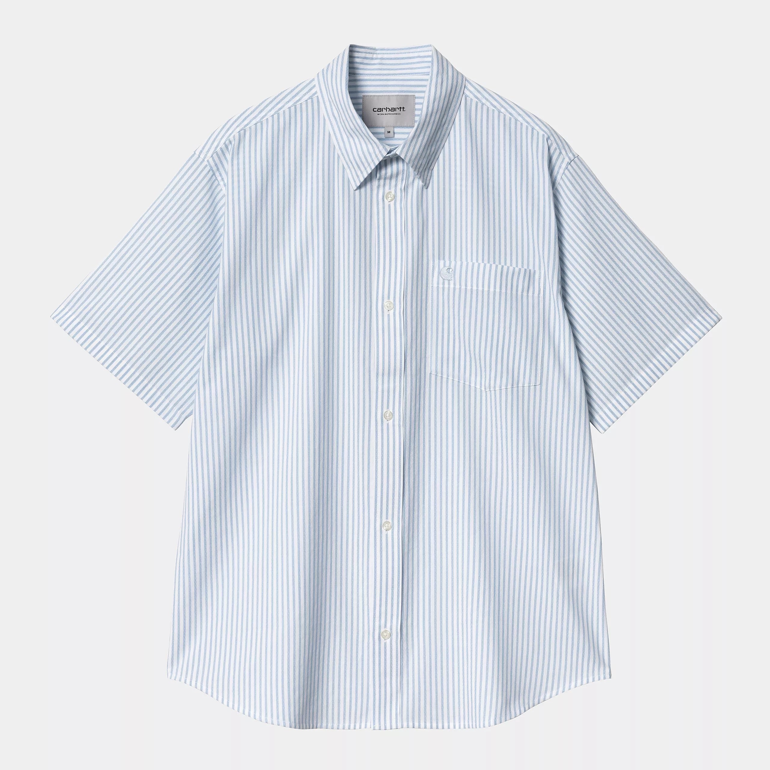 CARHARTT WIP  S/S SHIRT PHELPS BLUEBIRD