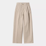 CARHARTT WIP  LEOLA PANT BEIGE STONEWASH