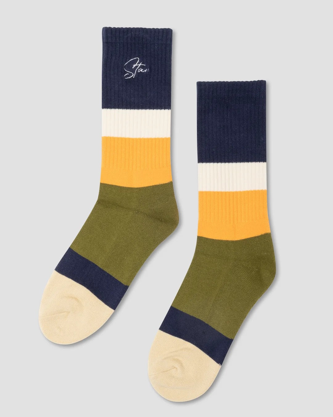 STANRAY WIDE STRIPE SOCK STRIPE MULTI